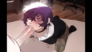 in a word chum sucking penis
